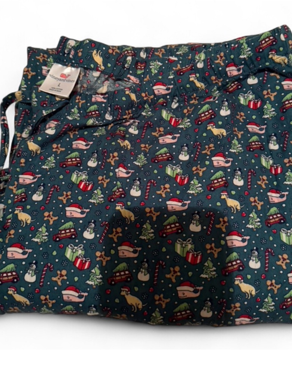 Vineyard Vines Holiday Whale Print Lounge Pants